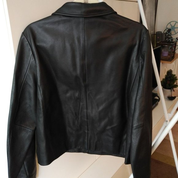 The Limited Jackets & Blazers - The Limited Vintage Black leather Jacket - 100%